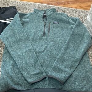 Patagonia Green Quarter-Zip Sweatshirt